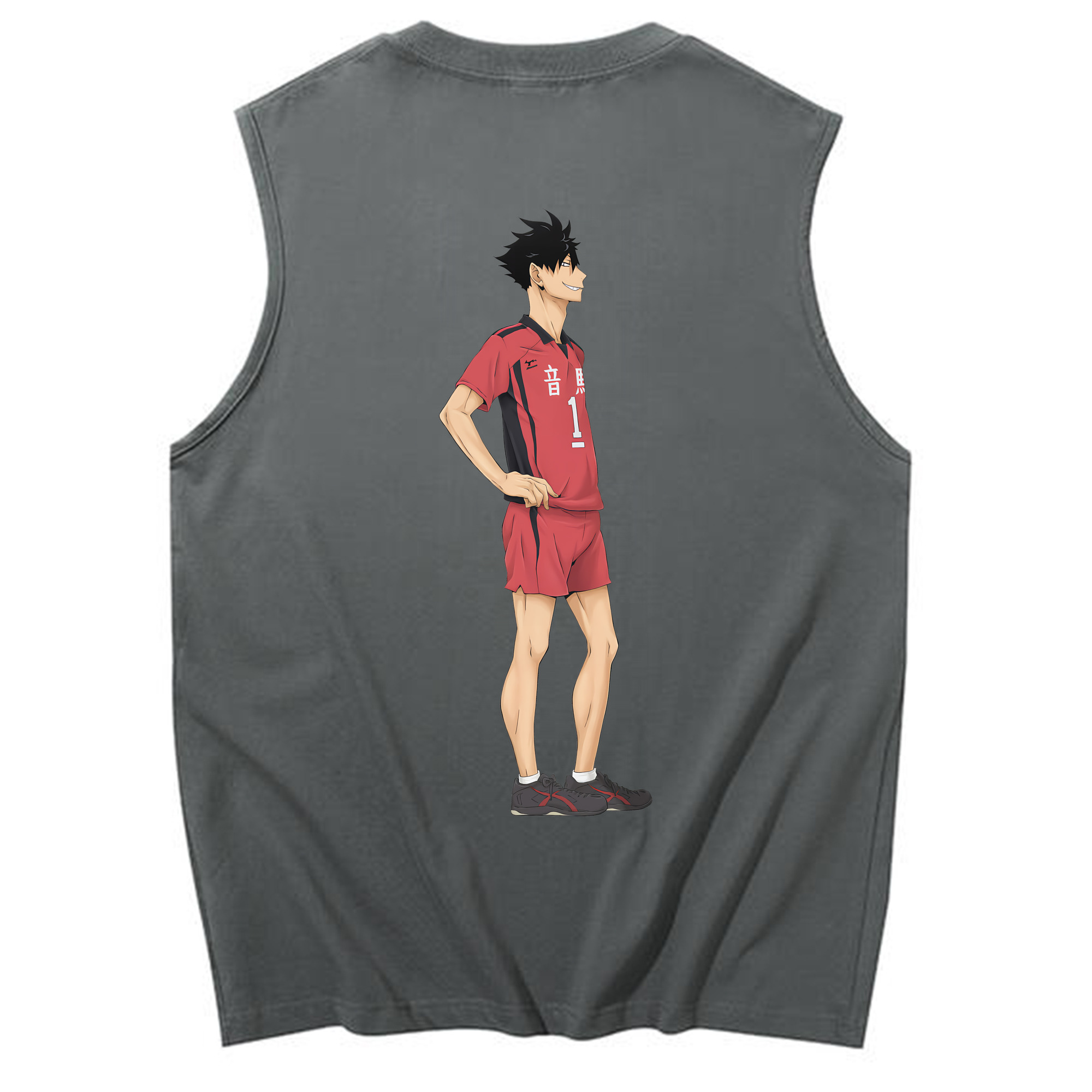 （画像用） ハイキュー!! Haikyu!! コットン100％タンクトップ（背面プリント）